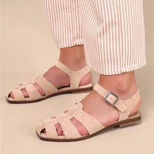 Rigmore Taupe Suede Fisherman Sandals
Lulus